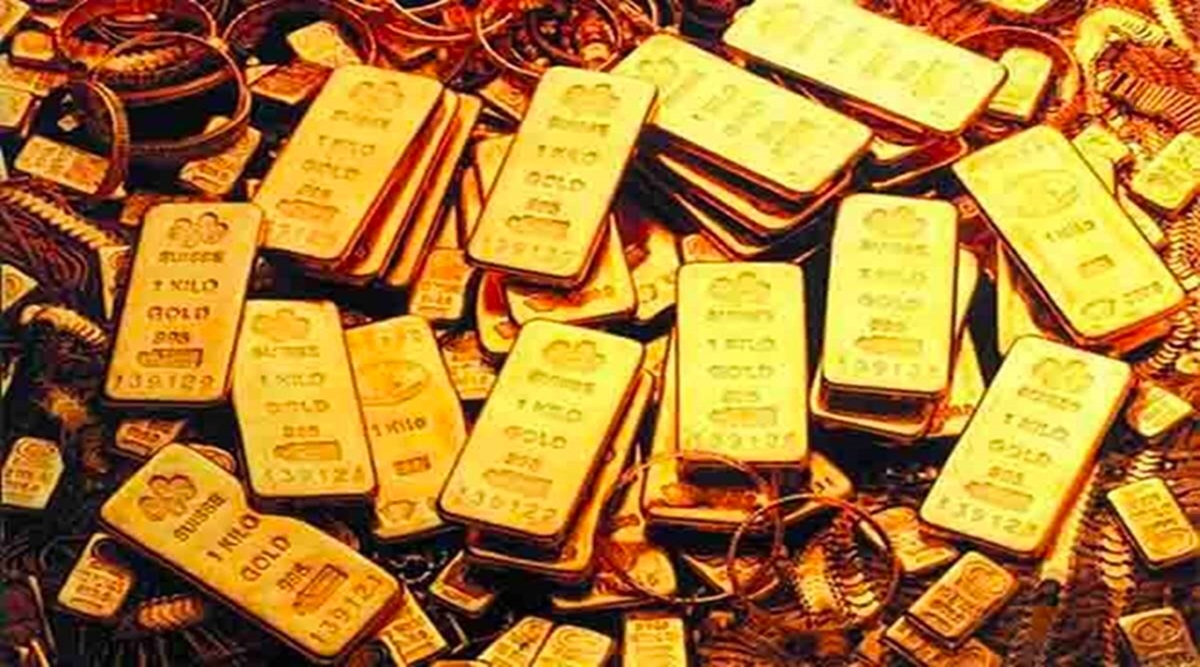 Gold prices are down Rs 270 per kg, while silver is up Rs 60,000 per kg